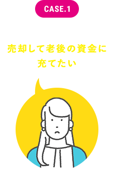 ずっと空き家のままなので売却して老後の資金に充てたい