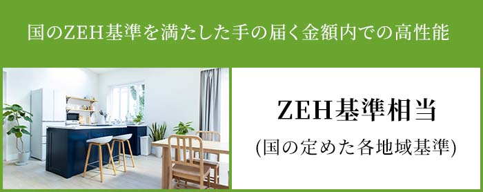 国のZEH基準を満たした手の届く金額内での高性能